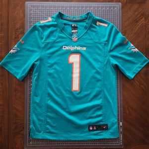 Tua Tagovailoa #1 Miami Dolphins Nike ON FIELD Jersey Medium (Used)