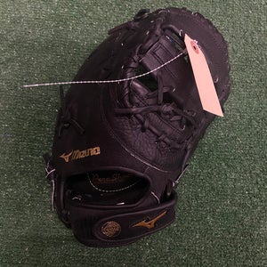 Black Mizuno Prospect GXF102 RH First Base Baseball Glove 12.5" (New)