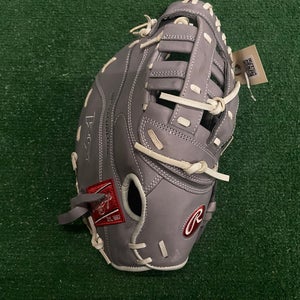 Gray Rawlings R9 RH First Base Baseball Glove 12.5" (New)