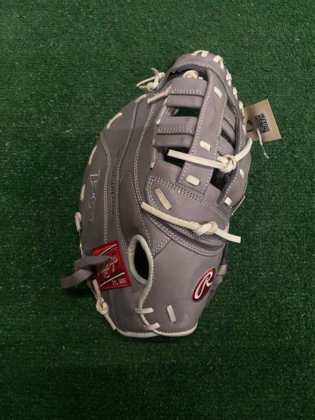 Gray Rawlings R9 RH First Base Baseball Glove 12.5" (New)