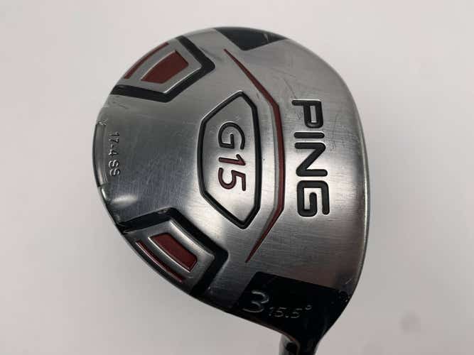 Ping G15 3 Fairway Wood 15.5* TFC 149 F Regular Graphite Mens RH Oversize Grip