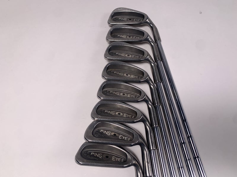 Ping Eye 2 Iron Set 3-PW Black Dot Karsten ZZ-Lite Stiff Steel Mens RH
