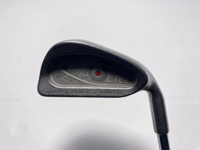 Ping Eye 2 Single 1 Iron Red Dot 1* Flat Karsten ZZ-Lite Regular Steel Mens RH