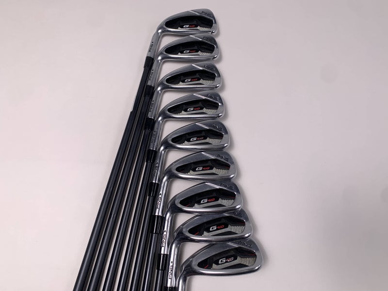 Ping G410 Iron Set 4-PW+GW+SW Black Dot Alta CB AWT Regular LH