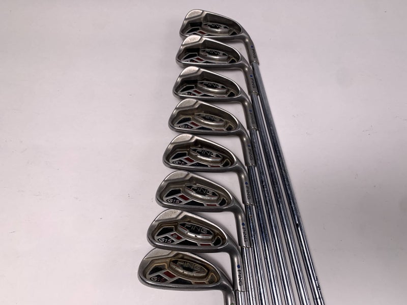 Ping G15 Iron Set 4-PW+SW Blue Dot 1* Up AWT Regular Steel Mens RH