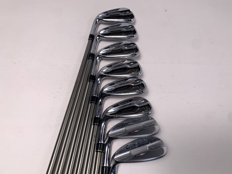 TaylorMade RSi 1 Iron Set 5-PW+GW+SW REAX 45g Ladies Graphite Womens LH