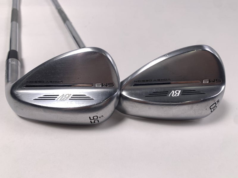 Titleist Vokey SM9 Tour Chrome Wedge Set 56* 10 | 60* 8 Wedge Steel Mens RH