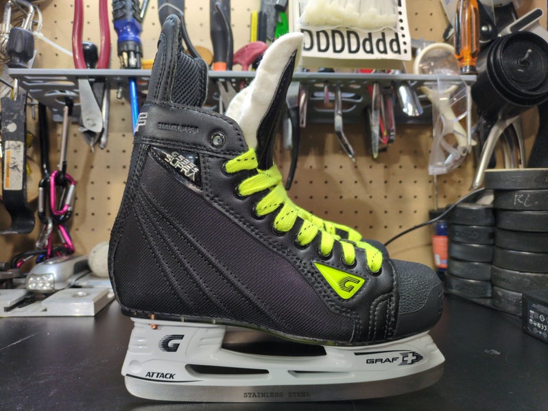 Graf Supra 535s Hockey Skates Wide Width Size 3.5 (New)