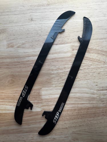 NHL Pro Stock 263mm Used Black Step Steel Skate Blades / Runners
