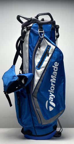 Taylormade Lightweight Stand Bag Blue 7-Way Divide Dual Strap Golf Bag