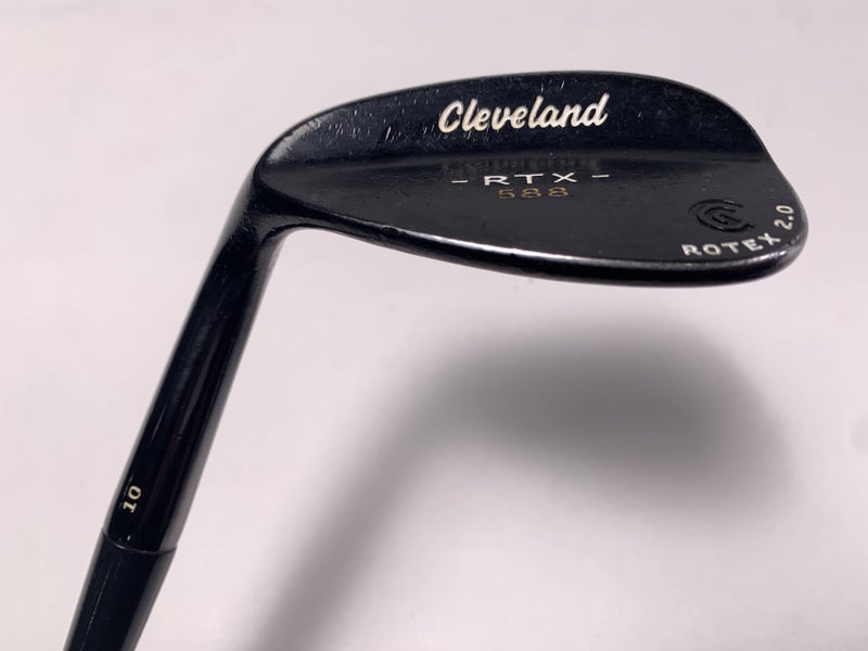 Cleveland 588 RTX 2.0 Black Satin Gap Wedge GW 52* 10 DG Wedge Steel Mens LH