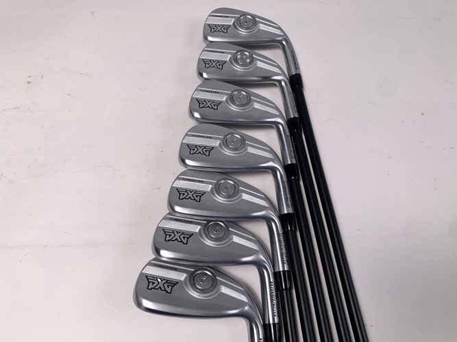 PXG 0311 P GEN7 Chrome Iron Set 5-PW+GW KBS Max Graphite Iron 45 Senior RH