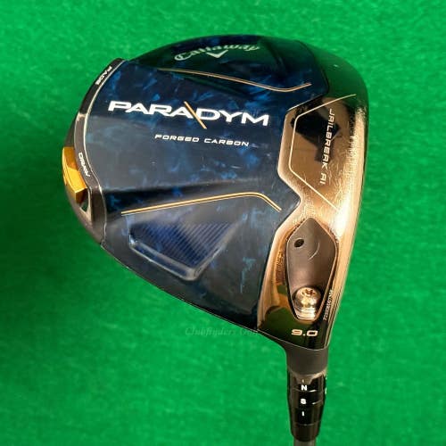 Callaway Paradym 9 Driver HZRDUS Smoke Green 6.0 70g Graphite Stiff w/HC