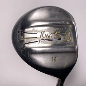Cobra King Cobra 3 Fairway Wood 14* ProForce 75 Gold Extra Stiff Mens RH