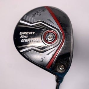 Callaway Great Big Bertha 2015 3 Fairway Wood 15* Kuro Kage 60g Stiff RH