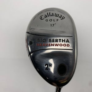 Callaway Big Bertha Heavenwood 2 Hybrid 17* Big Bertha Uniflex Steel Mens RH