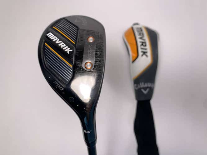 Callaway Mavrik Pro 4 Hybrid 23* KBS Hybrid 80g Stiff Graphite Mens RH HC