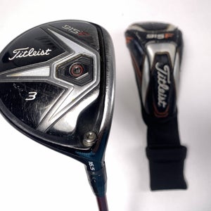 Titleist 915 F 3 Fairway Wood 16.5* Bassara 55 Hi Regular Graphite Mens RH HC