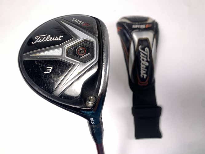 Titleist 915 F 3 Fairway Wood 16.5* Bassara 55 Hi Regular Graphite Mens RH HC