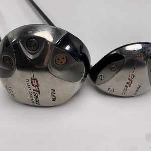 Maltby GT 250 Driver  & 3 Fairway Wood Set 10.5* 15* UST HTD CB65 Mens RH