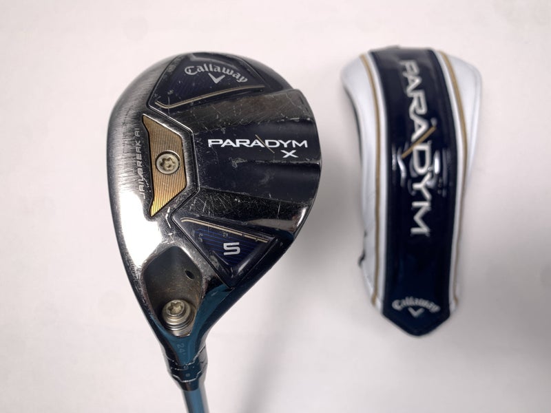 Callaway Paradym X 5 Hybrid 24* Aldila Ascent 50g Senior Graphite Mens LH HC