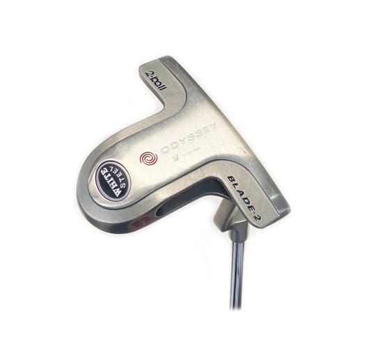 Odyssey White Steel 2 Ball Blade 35" Mallet Putter