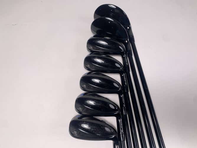 Cobra T-Rail Hybrid Iron Set 4H-5H 6-PW UltraLite 45g Senior RH Midsize Grips