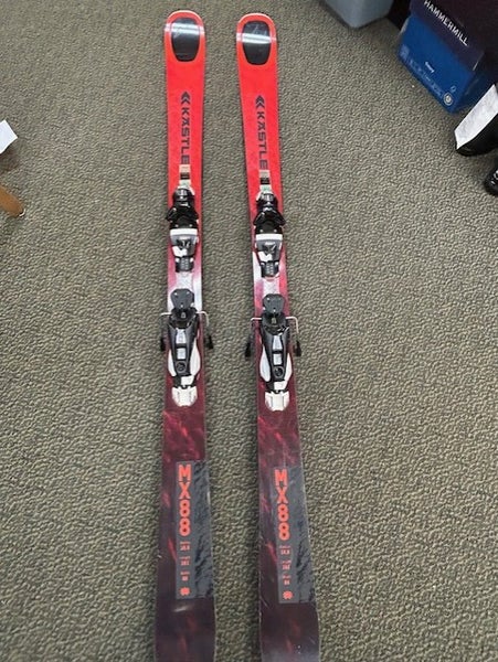 2024 Kastle MX 88 Skis With Look NX12 Bindings (Used)