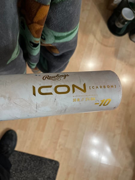 2024 Rawlings Icon Composite USSSA Certified Bat (-10) 20 oz 30" (Used)