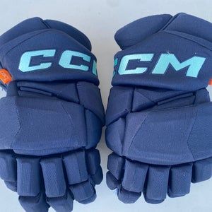 CCM JetSpeed FT1 Pro Stock Hockey Gloves 13" Navy Blue KRAKEN 78453
