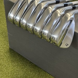 TaylorMade 2025 P790 Irons 5-PW,UW Dynamic Gold X100 MINTY used 1x