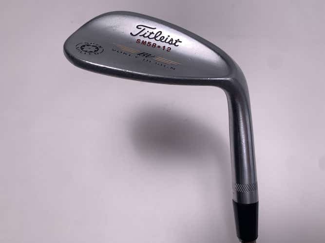 Titleist Vokey Spin Milled Chrome 2009 Lob Wedge 58* 12 Bounce DG Wedge Mens RH
