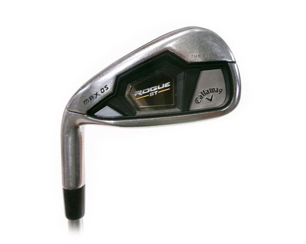 LH Callaway Rogue ST Max OS Single 5 Iron Steel Dynamic Gold 105 S300 Stiff Flex