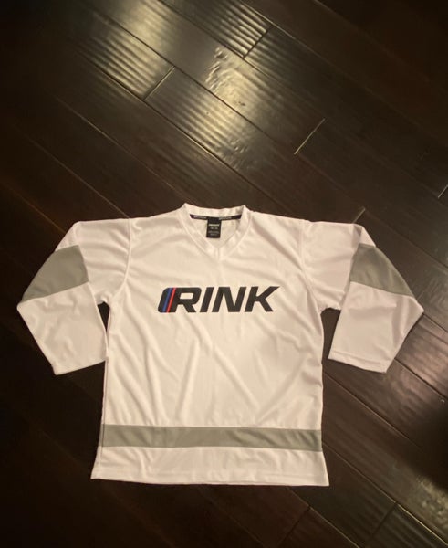 White RINK Academy Practice Jersey - Youth Medium