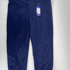 Mizuno Women's MVP Pro Pant NAVY Baseball Softball Pants M READ NWT