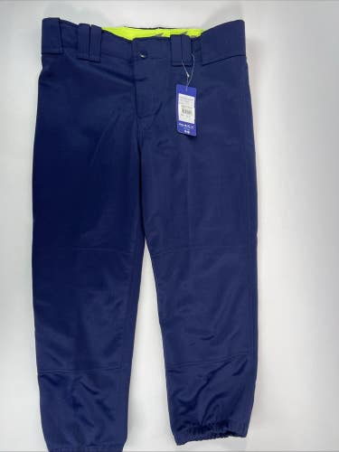 Mizuno Women's MVP Pro Pant NAVY Baseball Softball Pants M READ NWT