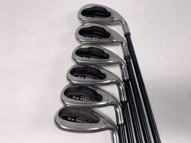 Callaway Big Bertha 2004 Iron Set 5-PW+SW RCH 75i Senior RH No 7 iron