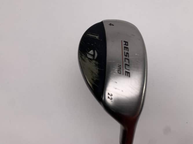 TaylorMade Rescue Mid 4 Hybrid 22* Light Metal Regular Steel Mens RH