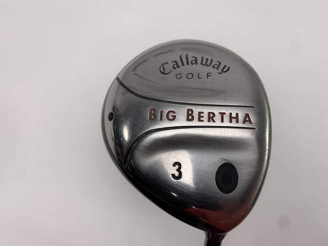 Callaway Big Bertha 2004 3 Fairway Wood 15* RCH 75w Regular Graphite Mens RH
