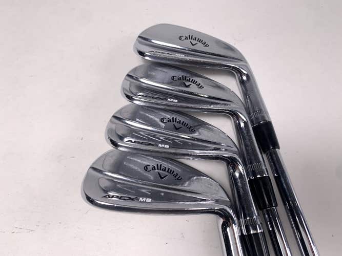Callaway Apex MB 2018 Iron Set 7-PW NS Pro Modus 3 Tour 120 Stiff RH +1''