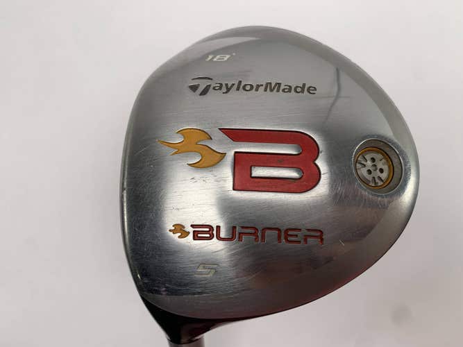 TaylorMade Burner 2008 5 Fairway Wood 18* REAX 49g Stiff Graphite Mens LH