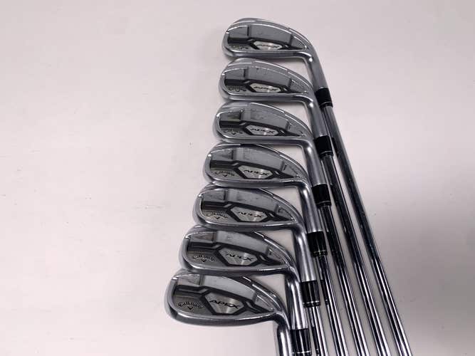 Callaway Apex CF 16 Iron Set 5-PW+GW Project X LZ 6.0 105g Stiff Steel Mens RH