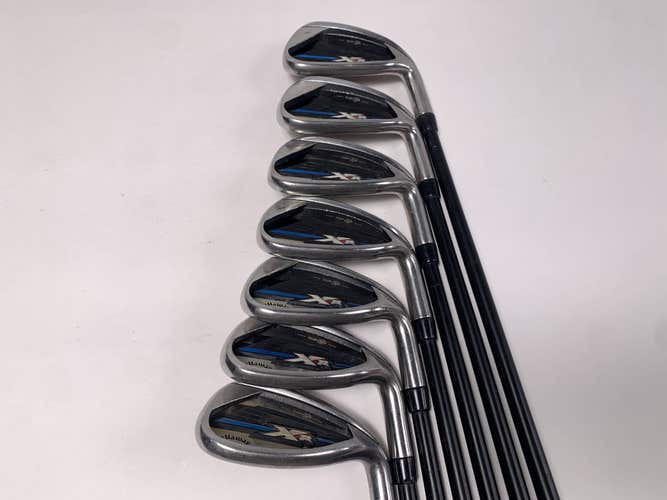 Callaway XR OS Iron Set 6-PW+GW+SW Fubuki AT50x5ct 50g Senior RH