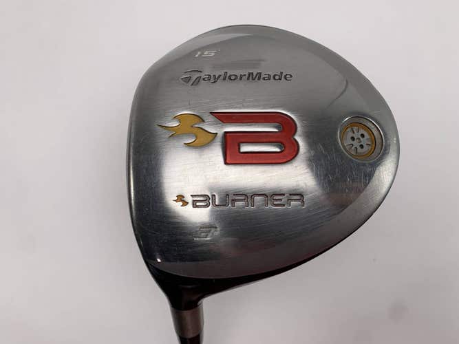 TaylorMade Burner 2008 3 Fairway Wood 15* REAX 49g Stiff Graphite Mens LH