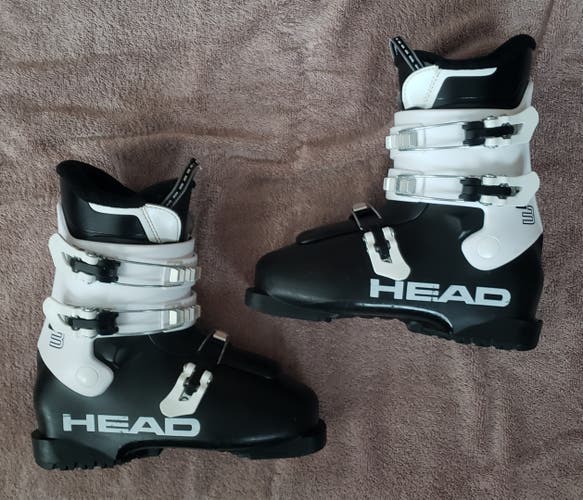 YOUTH 6 /24.5 BOYS JUNIOR Ski Boots HEAD Z3/MADE IN ITALY *-PRE-OWNED-WASHED/CLEANED
