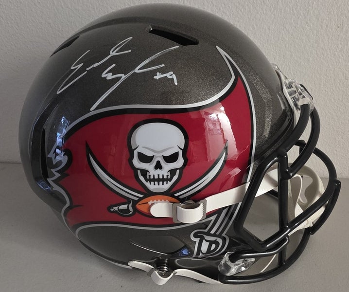 EMEKA EGBUKA TAMPA BAY BUCCANEERS SIGNED FULL SIZE HELMET REPLICA SPEED FANATICS