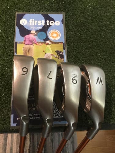 Ping G10 Yellow Dot Irons Set 6-PW, No 8i Soft Regular Seniors Graphite (-1/2)