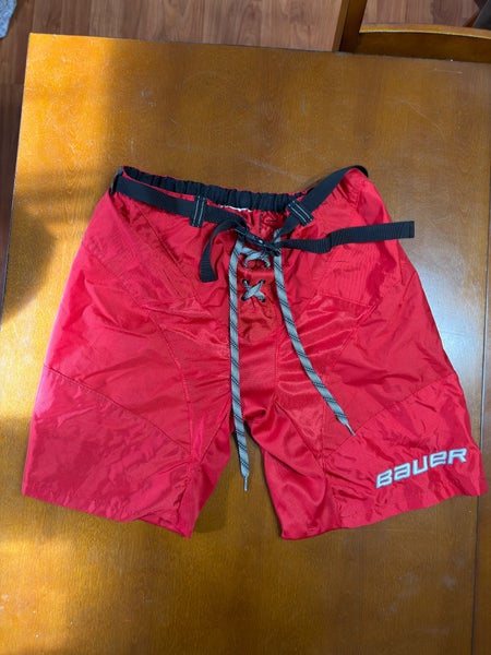 Red Medium Bauer None Pant Shell (Used)