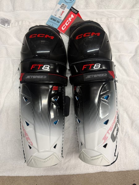 CCM JetSpeed FT8 13" Shin Pads (New)