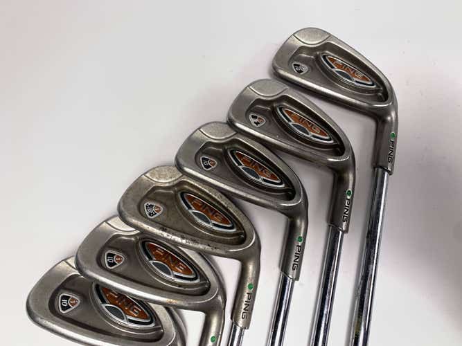 Ping i10 Iron Set 4-PW+SW Green Dot 2* Up TFC909 Regular Steel RH-Missing 5 Iron